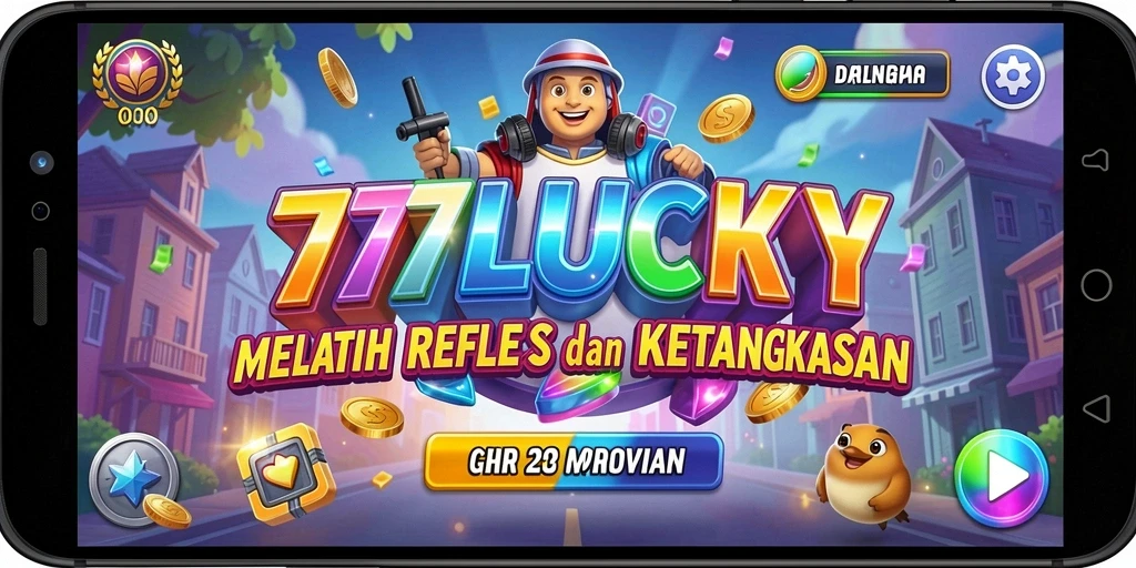 Screenshot gameplay yang menunjukkan aksi seru 777LUCKY.