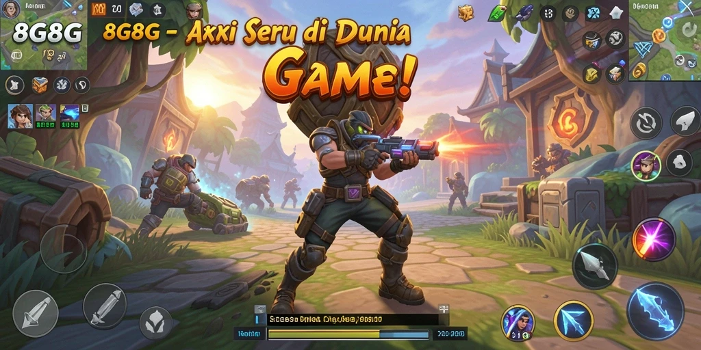 Tampilan seru gameplay <strong>8G8G</strong> dalam aksi penuh ketegangan.