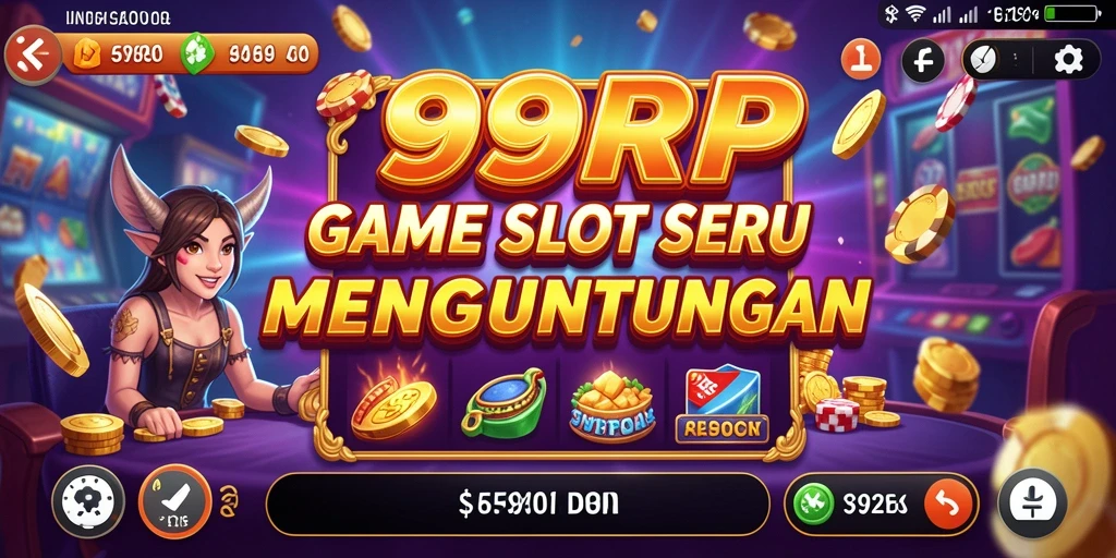 Tampilan gameplay dinamis dan menarik dari 99RP yang menampilkan slot favorit.