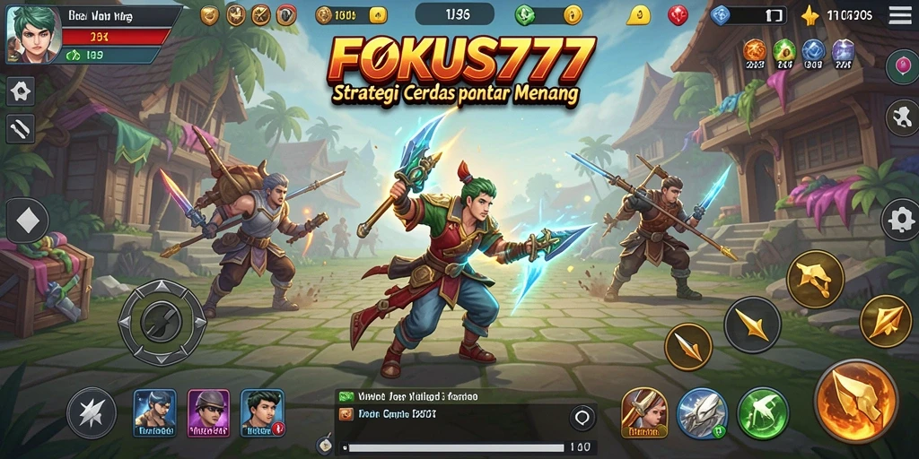 Gameplay menegangkan dan strategis dari FOKUS777.