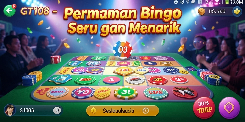 Tampilan gameplay Bingo yang mengasyikkan dan penuh kesenangan.