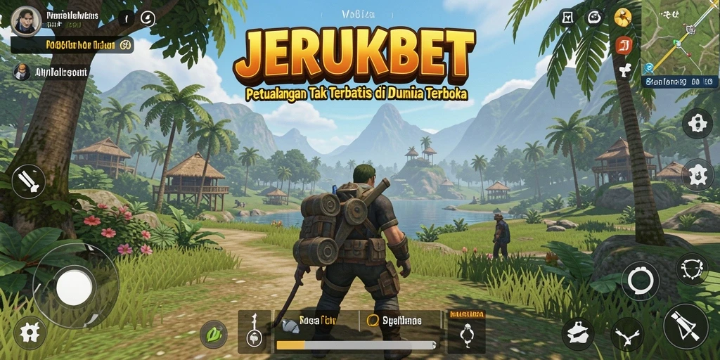 Menampilkan gameplay seru di dunia terbuka JERUKBET.