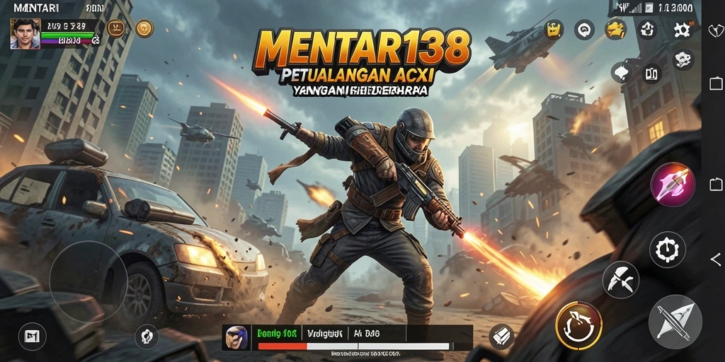 Tampilan screenshot MENTARI138 menampilkan aksi mendebarkan dalam pertempuran.