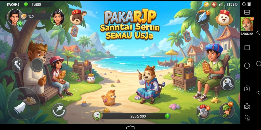 Tampilan gameplay PAKARJP yang menarik dan penuh warna.