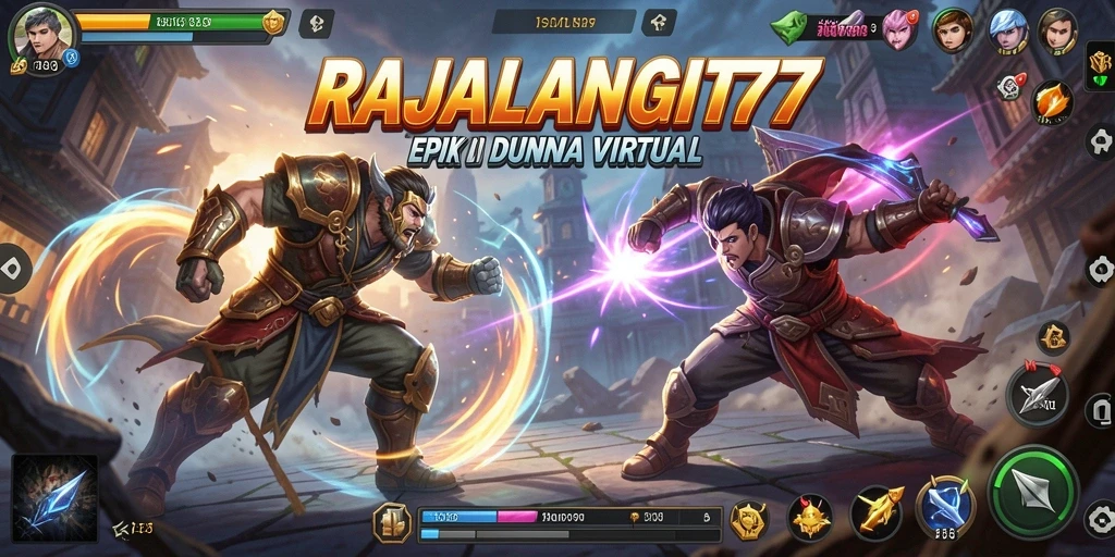 Tampilan aksi seru dalam gameplay RAJALANGIT77 yang menegangkan.