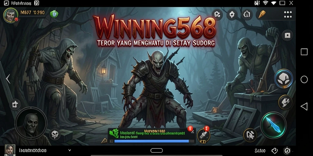 Tampilan gameplay menegangkan di game WINNING568 yang penuh kengerian.